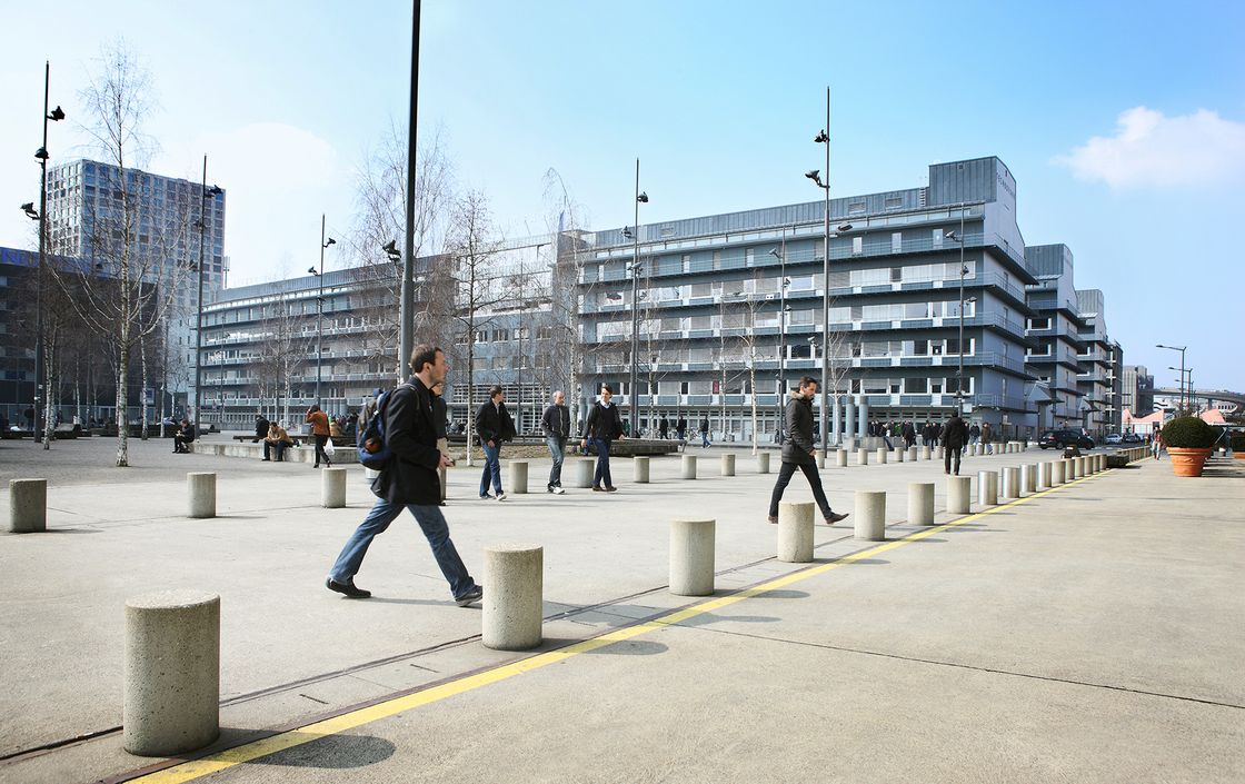 The square in front of Technopark Zürich, the venue for PMF 2026